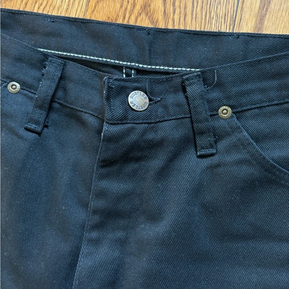 Vintage Rustler Black Denim Jeans - Picture 4 of 5